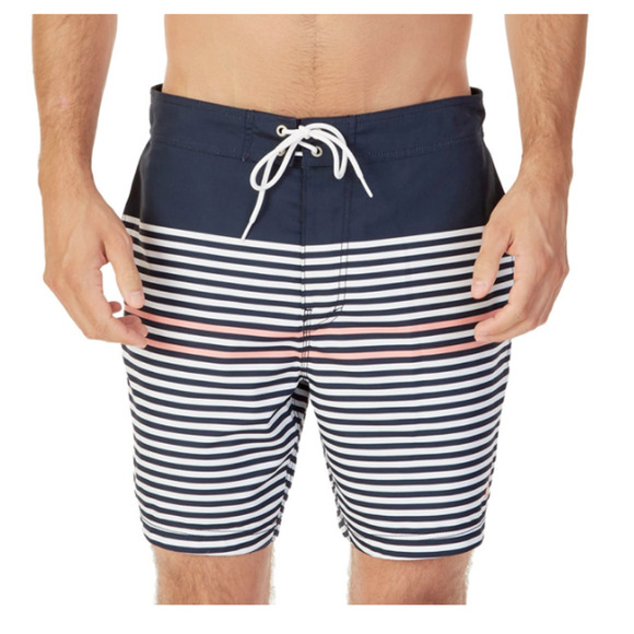 Natutica Men Quick-Dry Striped Swim Shorts Blue Size S - Picture 1 of 1